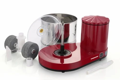 Mild Steel Varna table top wet grinder, For Home Appliances, 2 L